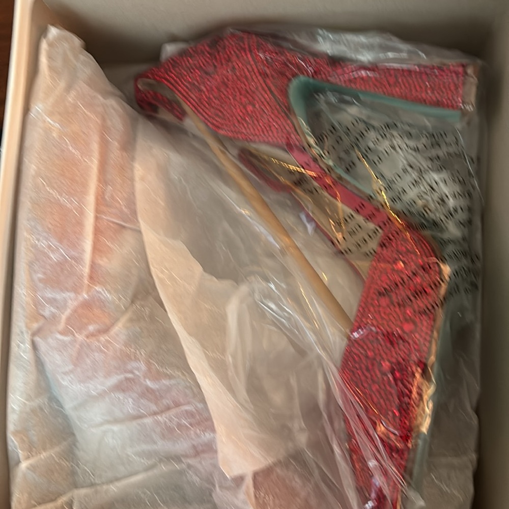 BRAND NEW! Ramsey Red Betsey Johnson Heels - Picture 4 of 4